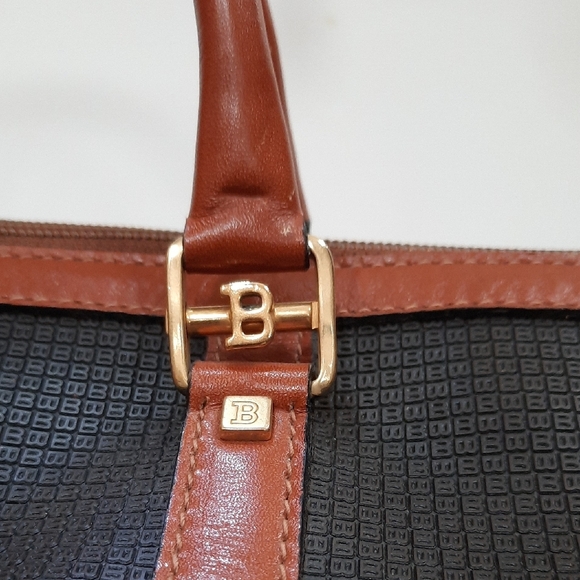 Bally Black and Brown Duffel Bag - Picture 3 of 15